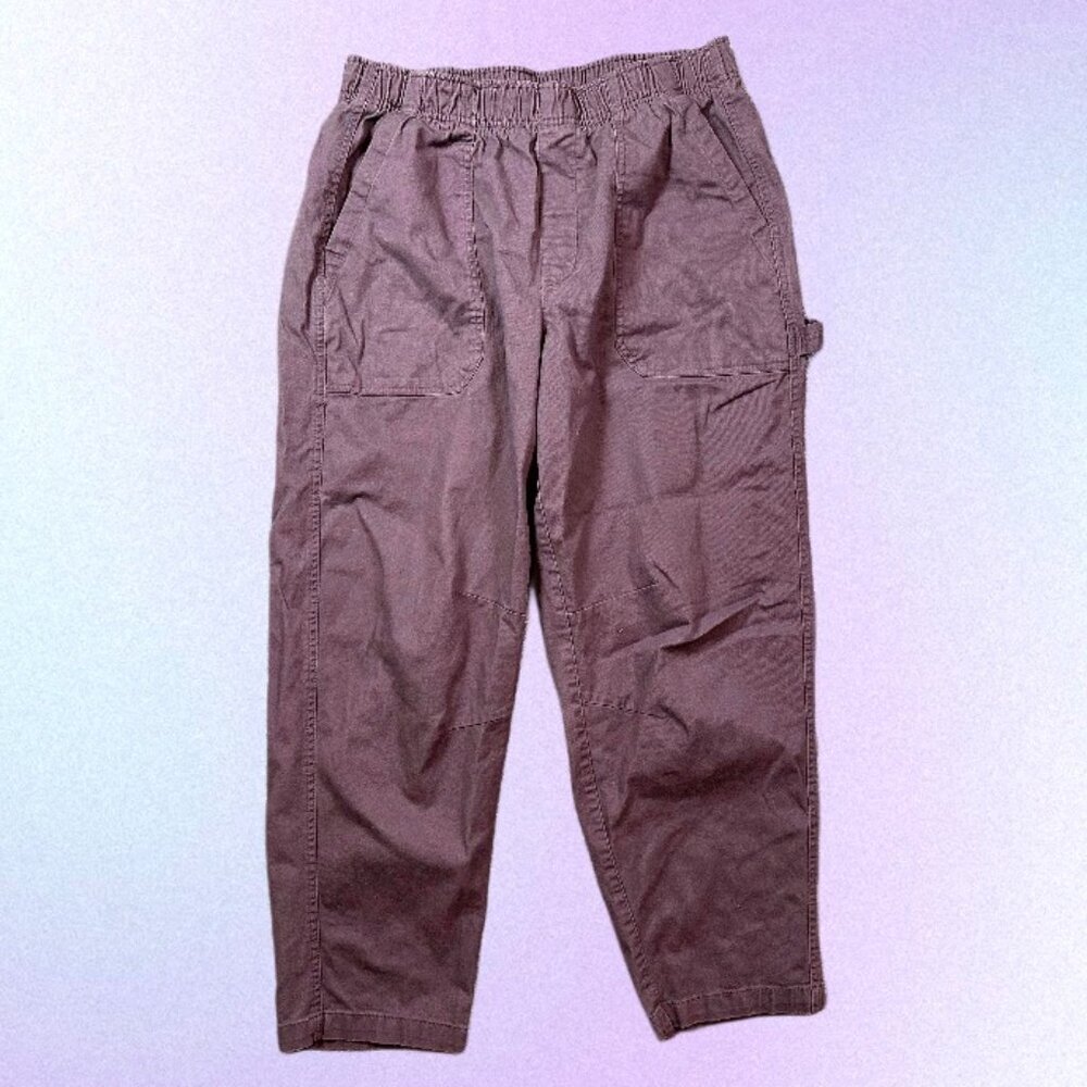 Old Navy Straight Leg Utility Pants in Brown